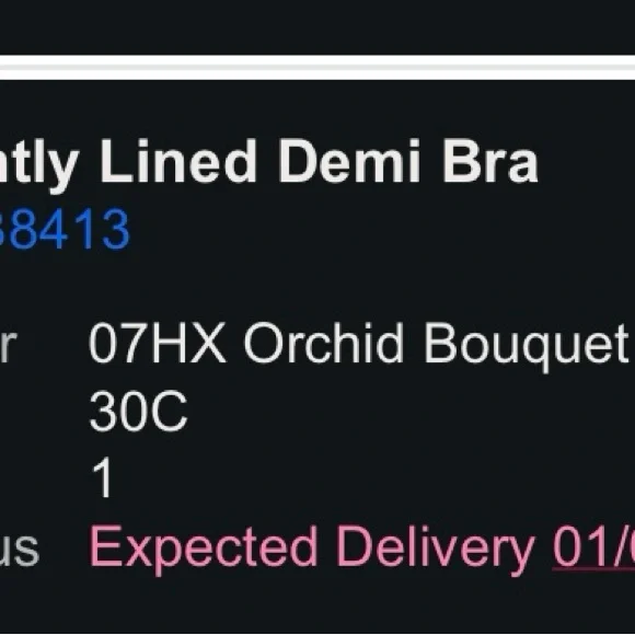 Victoria’s Secret The T-Shirt Lightly Lined Demi Bra | 30C | Orchid Bouquet 07HX - Picture 11 of 13